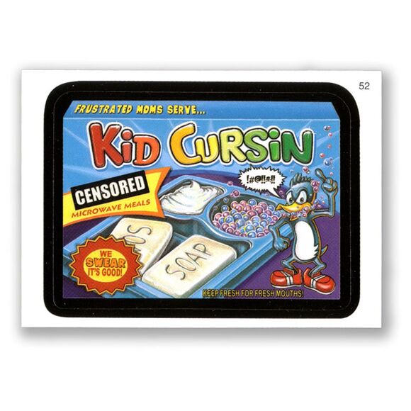 2007 Topps Wacky Packages Card - Series 5 - #52 Kid Cursin - Picture 1 of 2